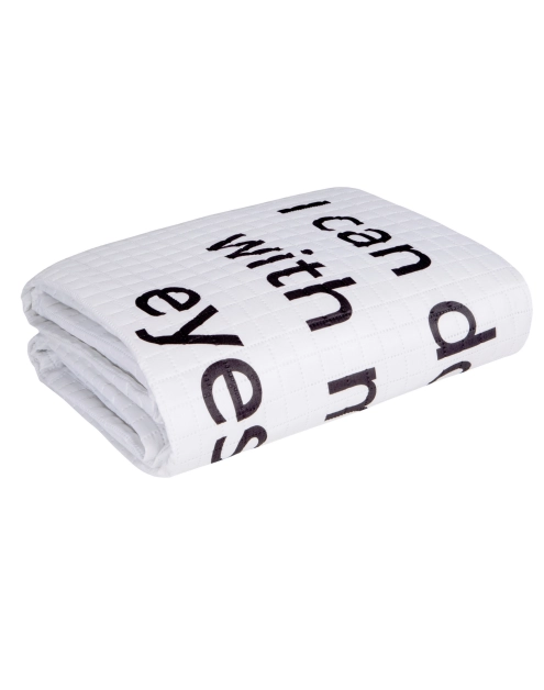 Zdjęcie: Narzuta Raisa 220x240 cm biało-czarna EUROFIRANY