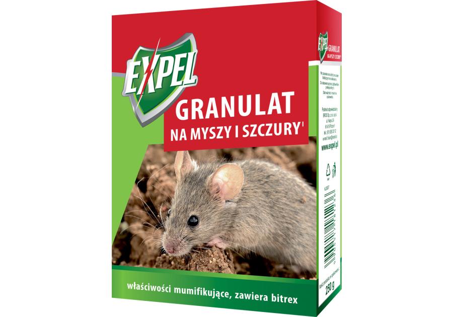 Zdjęcie: Granulat na myszy i szczury 250 g EXPEL