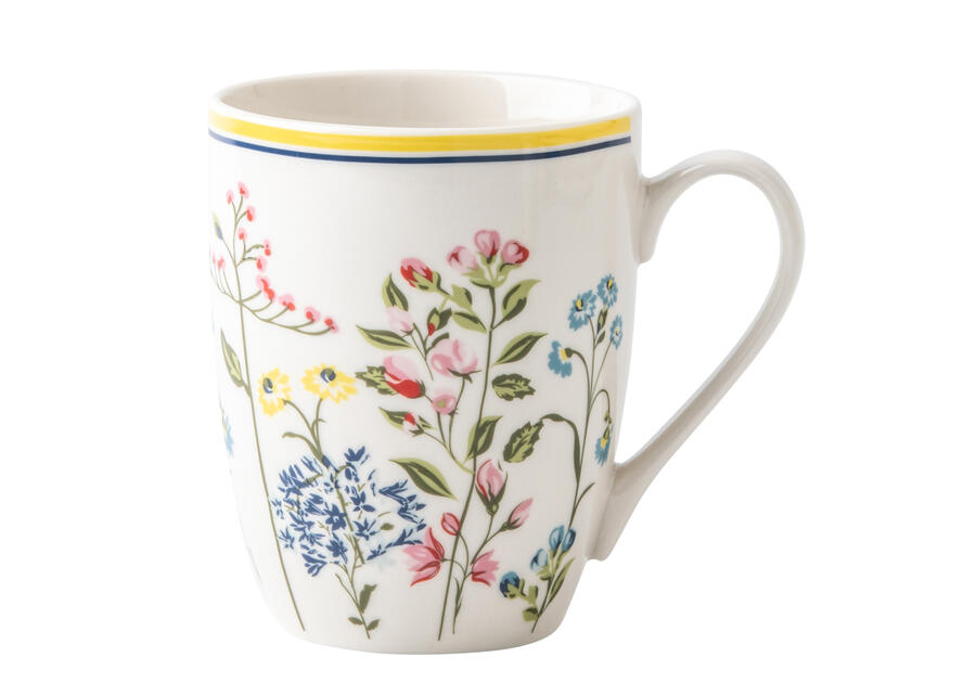 Zdjęcie: Kubek Garden Flowers baryłka 300 ml dekoracja III ALTOMDESIGN