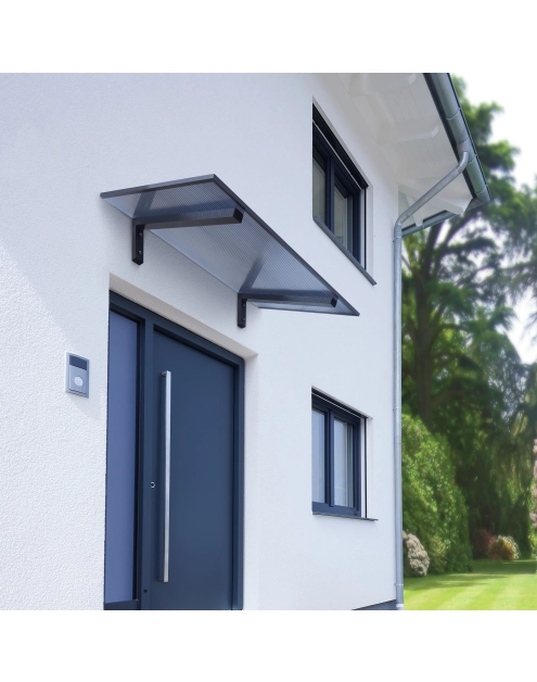 Zdjęcie: Zadaszenie PT/SE antracyt 1500x980 PC 16 mm GUTTA