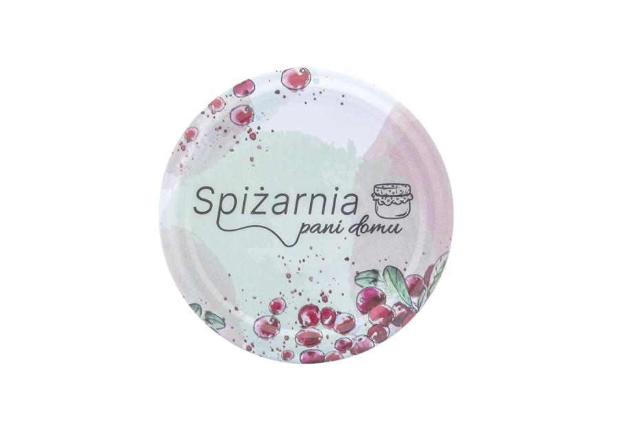 Zdjęcie: Komplet 10 zakrętek z napisem Spiżarnia Pani Domu fi 66 4-zaczepowych ALTOM DESIGN