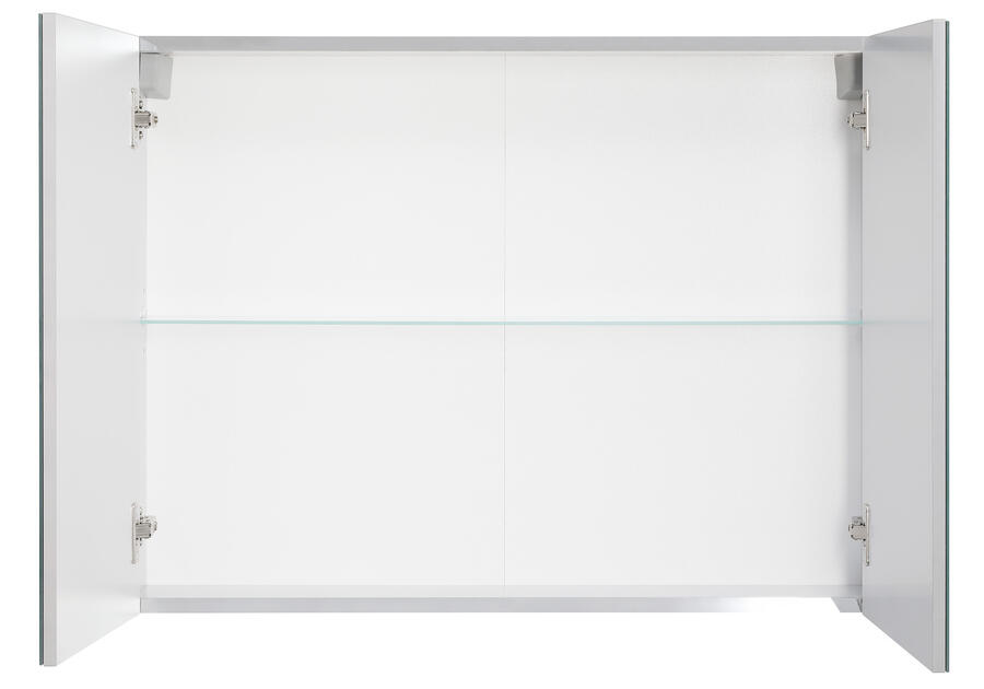 Zdjęcie: Szafka lustrzana 80x60x16 cm, 2 drzwi, boki lustrzane, System c szafki lustrzane uniwersalne ASTOR