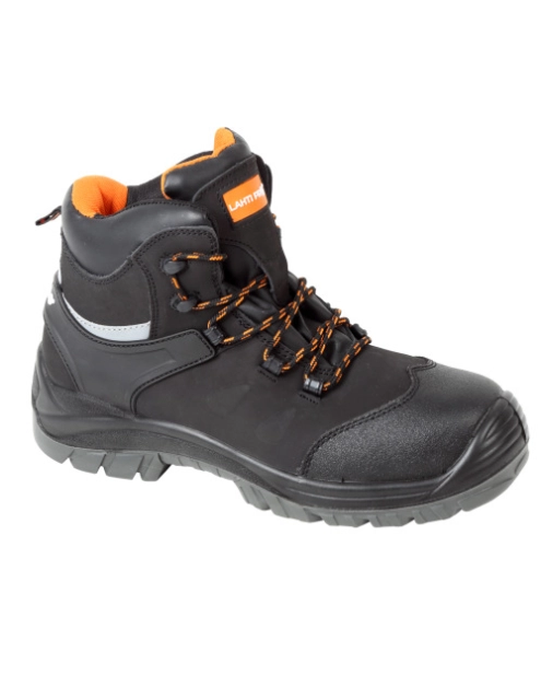 Zdjęcie: Trzewiki nubukowe czar.-pom., s3 sra, "39", CE, LAHTI