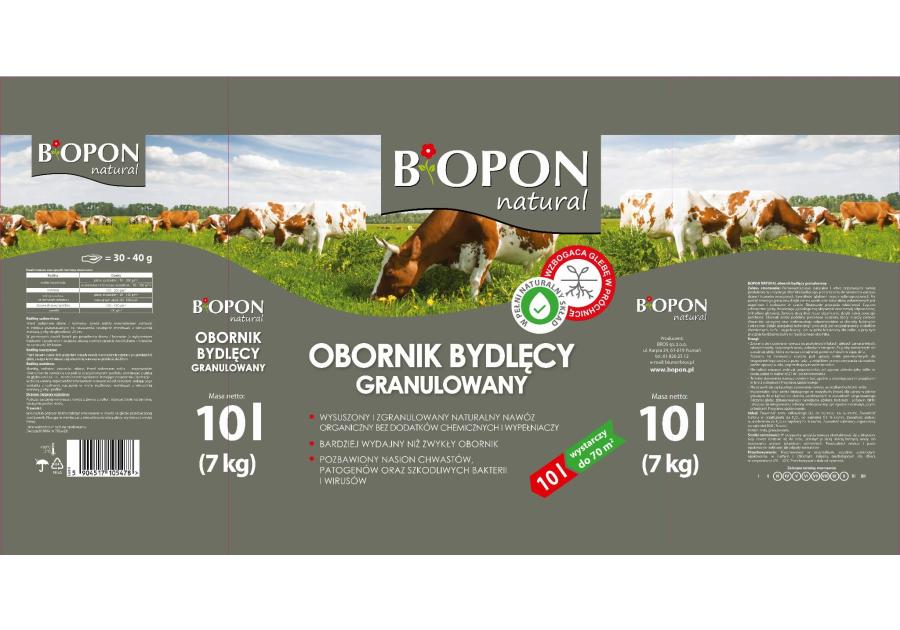 Zdjęcie: Obornik granulowany bydlęcy 10 L BROS