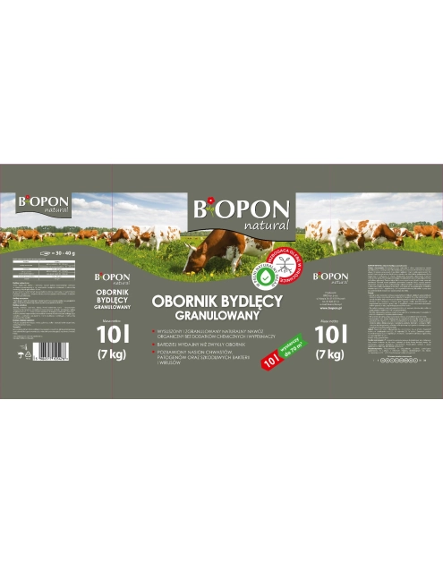 Zdjęcie: Obornik granulowany bydlęcy 10 L BROS