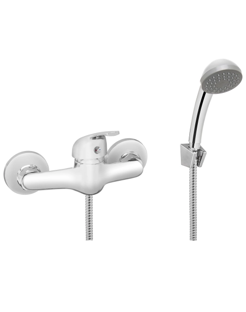 Zdjęcie: Bateria natryskowa z zestawem natryskowyn Mitris chrom INVENA