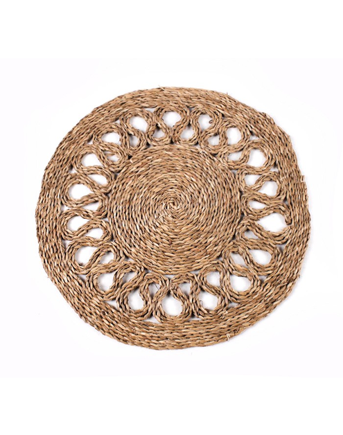 Zdjęcie: Mata podłogowa z trawy morskiej 60x60 cm okrągła TIN TOURS