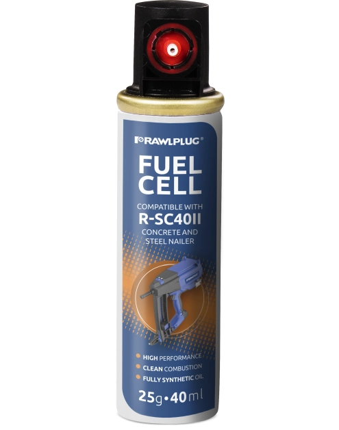 Zdjęcie: Tuba gazowa do osadzaka R-RAWL-SC40-II wydajność 500 mocowań RAWLPLUG