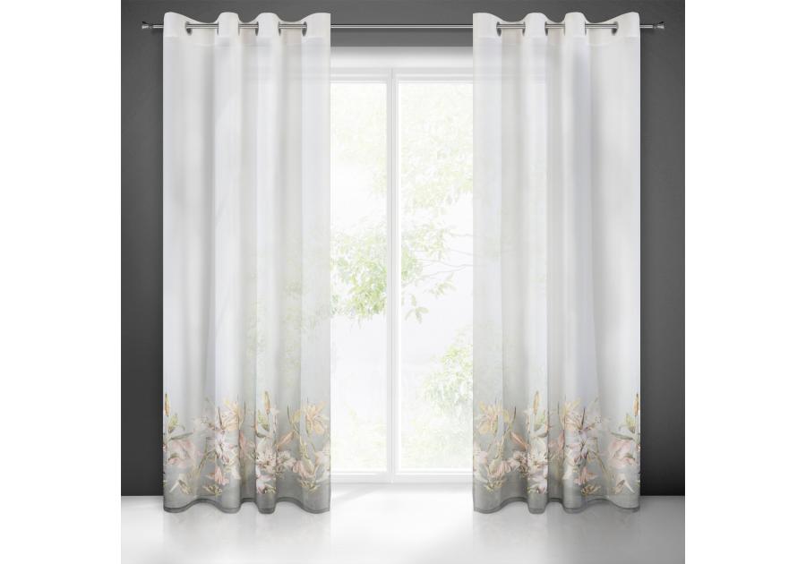 Zdjęcie: Zasłona gotowa Pamela 140x250 cm biały EUROFIRANY