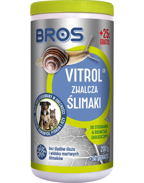 Zdjęcie: Preparat na ślimaki Vitrol GB 250 g BROS