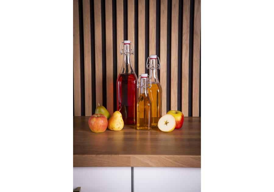 Zdjęcie: Butelka kwadratowa Spiżarnia Pani Domu z klipsem 500 ml ALTOM DESIGN