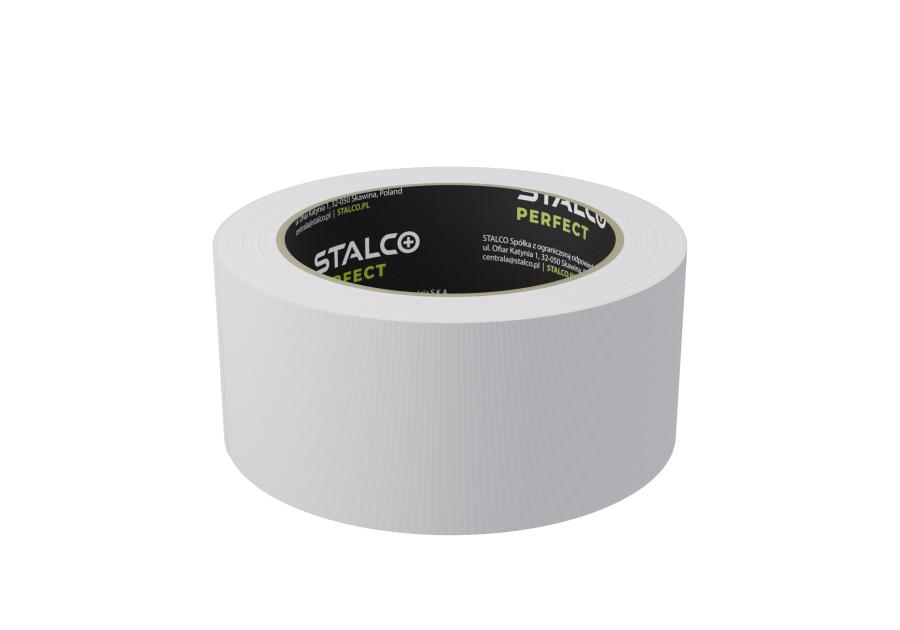 Zdjęcie: Taśma maskująca PVC karbowana 48 mm x 25 m PERFECT