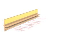 Zdjęcie: Listwa PVC BP13 Midi L250 9/3 sosna, dylatacyjna z siatką i z uszczelką BELLA PLAST