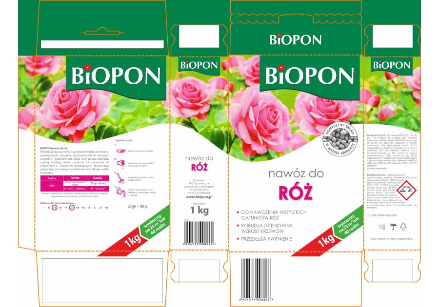 Zdjęcie: Nawóz do róż 1 kg BOPON