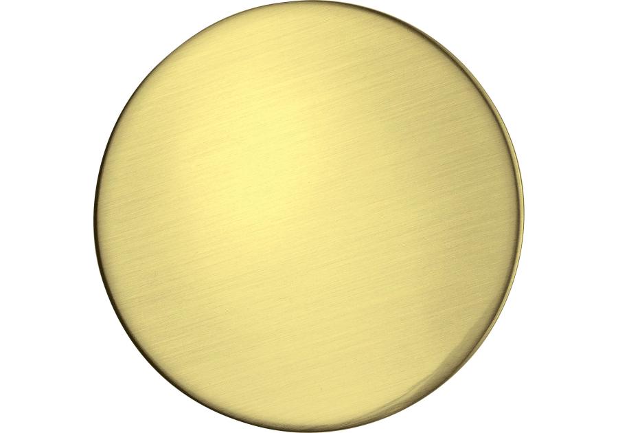 Zdjęcie: Korek do umywalki lub bidetu z tuleją - uniwersalny Click-Clack złoto szczotkowane DEANTE