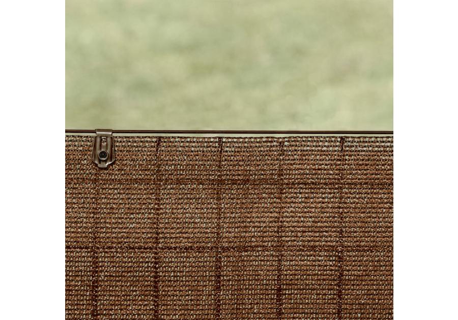 Zdjęcie: Klipsy montażowe do tkanych siatek cieniujących Fixatex 6,8 x 2 cm, brązowy NORTENE