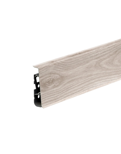 Zdjęcie: Listwa przypodłogowa Hi-Line Prestige PVC mat 75 mm 2,5 m Dąb Belfast CEZAR