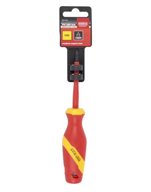 Zdjęcie: Wkrętak izolowany Ph0 x 75 mm, 1000V MODECO EXPERT