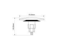 Zdjęcie: Korek zamykający klik-klak do syfonów brodzikowych z serii HC26CLCP i HC2600CL MCALPINE