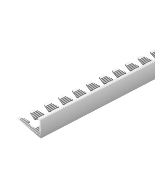 Zdjęcie: Profil do glazury narożny 10 mm do łuków naturalny 2,5 m CEZAR