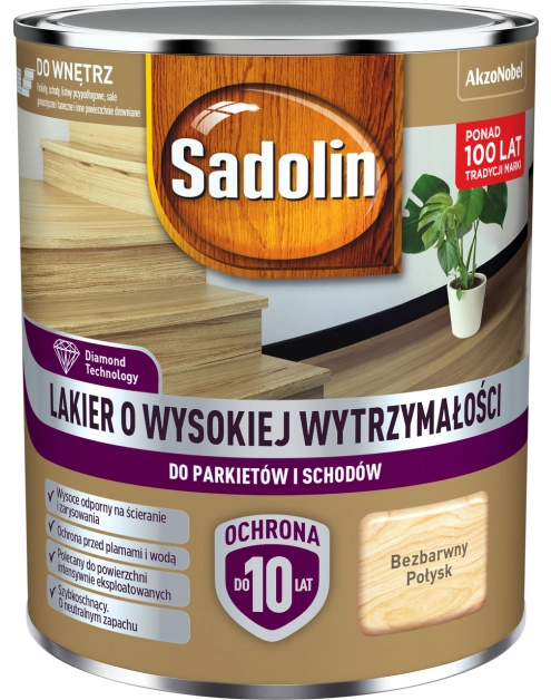 Zdjęcie: Lakier o wysokiej wytrzymałości połysk 2,5 L SADOLIN