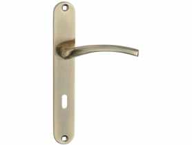 Klamka Agra na szyldzie długim na klucz KAG411A KUCHINOX