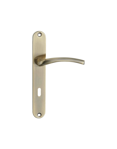 Zdjęcie: Klamka Agra na szyldzie długim na klucz KAG411A KUCHINOX