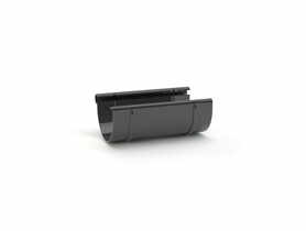 Złączka rynnowa 75 mm grafit GAMRAT