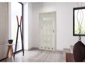 Drzwi wewnętrzne 60 cm lewe 2/4 dąb srebrny lakierowany Milano VOSTER