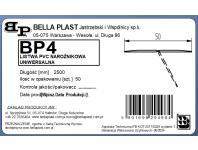 Zdjęcie: Kątownik PVC uniwersalny BP4 L250 BELLA PLAST