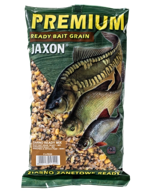Zdjęcie: Ziarno premium ready 1 kg mix kukurydza, pszenica, konopie JAXON