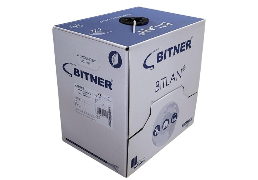 Zdjęcie: Przewód UTP 4x2x23 AWG cat.6 BITNER