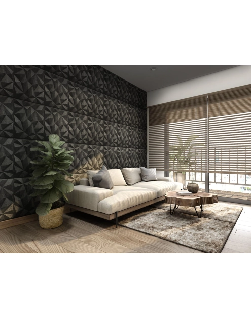 Zdjęcie: Panel dekoracyjny Montego antracite 50x50 cm DECOSA