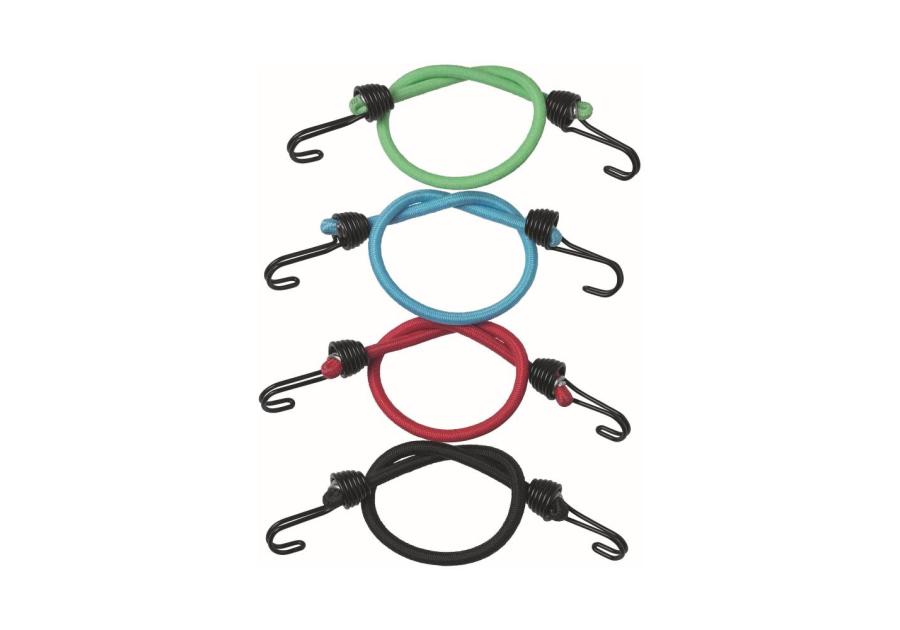 Zdjęcie: Gumy ściągające Master Lock 25 cm z metalowym hakiem 4 sztuki METRO