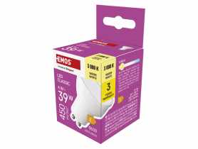 Żarówka LED Classic MR16 GU10, 4 W (39 W) 450 lm, ciepła biel EMOS