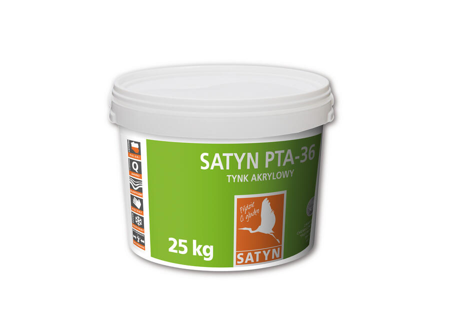 Zdjęcie: Tynk akrylowy PTA -36, baranek 1.5 mm II - 25 kg SATYN