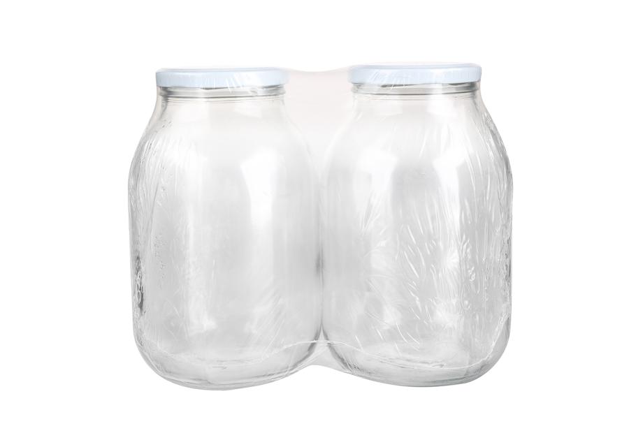Zdjęcie: Komplet 2 słoików 3000 ml + zakrętka fi 100 6-zaczepowa SEZON