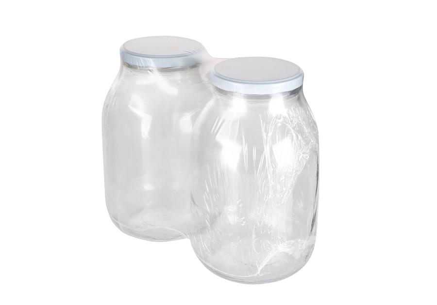Zdjęcie: Komplet 2 słoików 3000 ml + zakrętka fi 100 6-zaczepowa SEZON