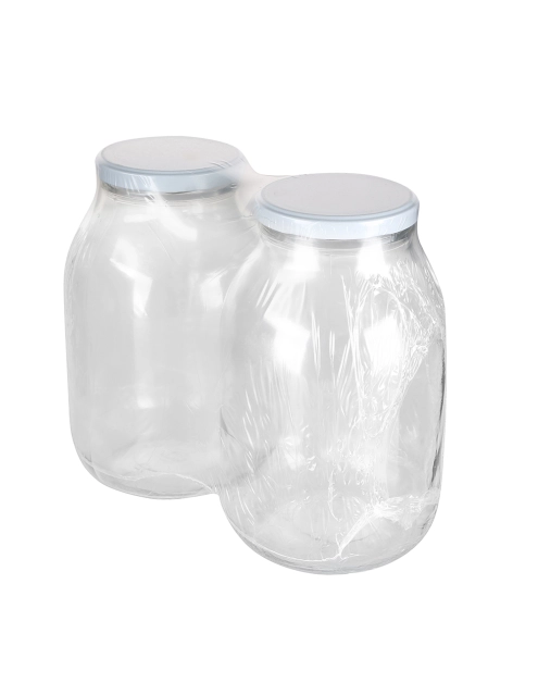 Zdjęcie: Komplet 2 słoików 3000 ml + zakrętka fi 100 6-zaczepowa SEZON