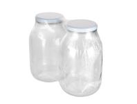 Zdjęcie: Komplet 2 słoików 3000 ml + zakrętka fi 100 6-zaczepowa SEZON