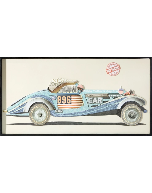 Zdjęcie: Obraz Car 5, 82x42x2 cm EUROFIRANY