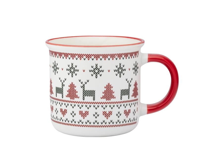 Zdjęcie: Kubek prosty 400 ml dekoracja scandi winter A ALTOM DESIGN