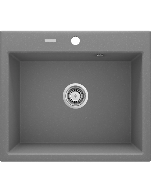 Zdjęcie: Zlewozmywak Andante szary metalik granit 1K 600x520x210, space saver DEANTE