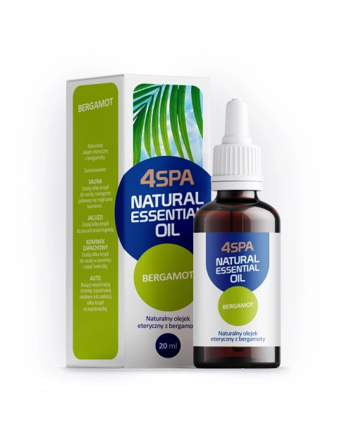 Zdjęcie: Olejek eteryczny naturalny 20 ml Bergamota GAMIX 4SPA