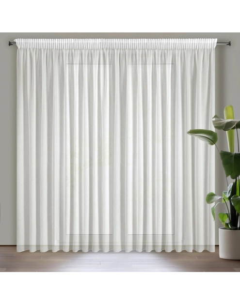 Zdjęcie: Firana gotowa Margo na taśmie 300 x 270 cm biały EUROFIRANY