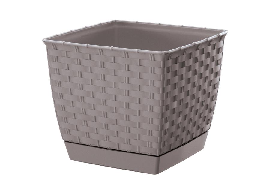 Zdjęcie: Doniczka Ratolla mocca 22 cm PROSPERPLAST