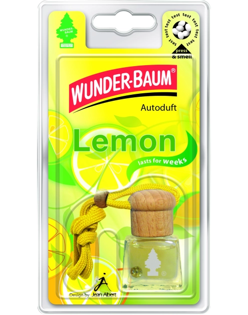 Zdjęcie: Zapach samochodowy Bottle Lemon 4,5 ml WUNDERBAUM