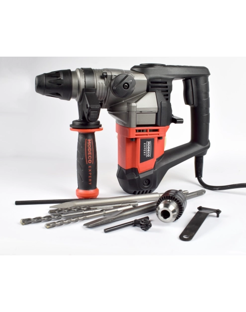 Zdjęcie: Młotowiertarka SDS plus 900 W akcesoria, walizka MODECO EXPERT