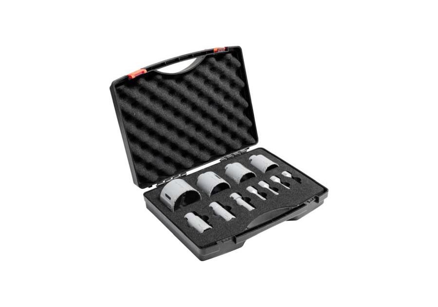 Zdjęcie: Otwornice diamentowe Perfect 11 elementów 6-75 mm uchwyt m14 s-71038 STALCO