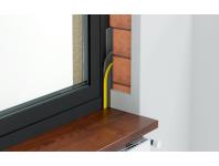 Zdjęcie: Listwa PVC BP12 L250 9/6 szary jasny przyokienna, dylatacyjna, tynkarska z uszczelką BELLA PLAST